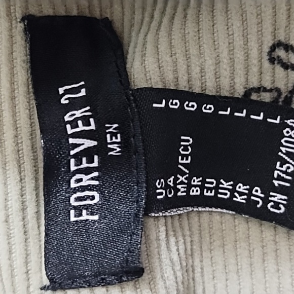 Lucky Green Craps High Roller Corduroy Button-Down Dice Shirt 100 % Cotton Large - Picture 7 of 11